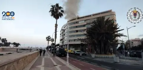 Incendio / Policía Nacional