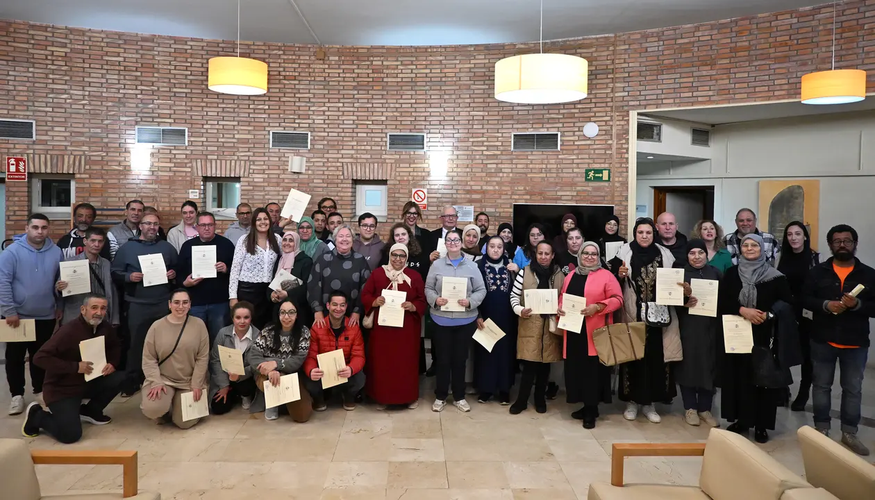 clausura los cursos de Formación Profesional Ocupacional para personas con discapacidad