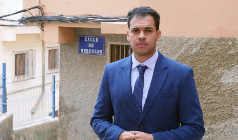 Riduan Moh en la Calle de Hércules / PSOE