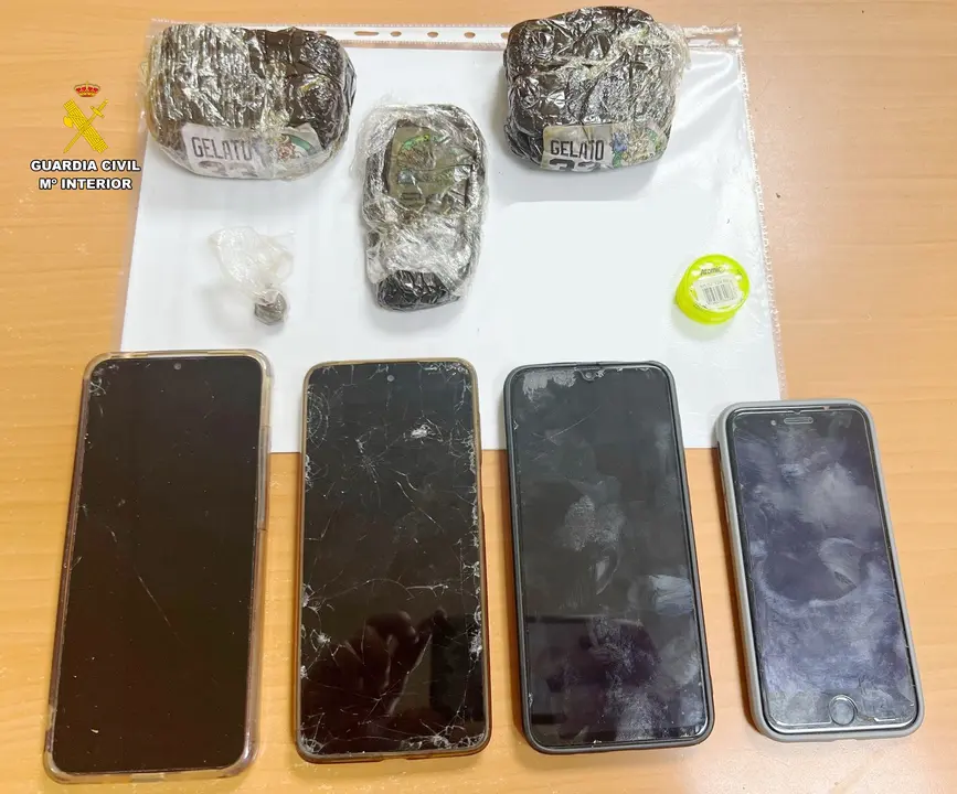 Material incautado / Guardia Civil