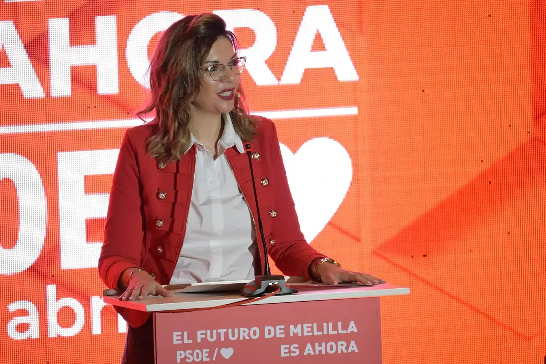 Sabrina Moh, en el Congreso de los socialistas melillenses