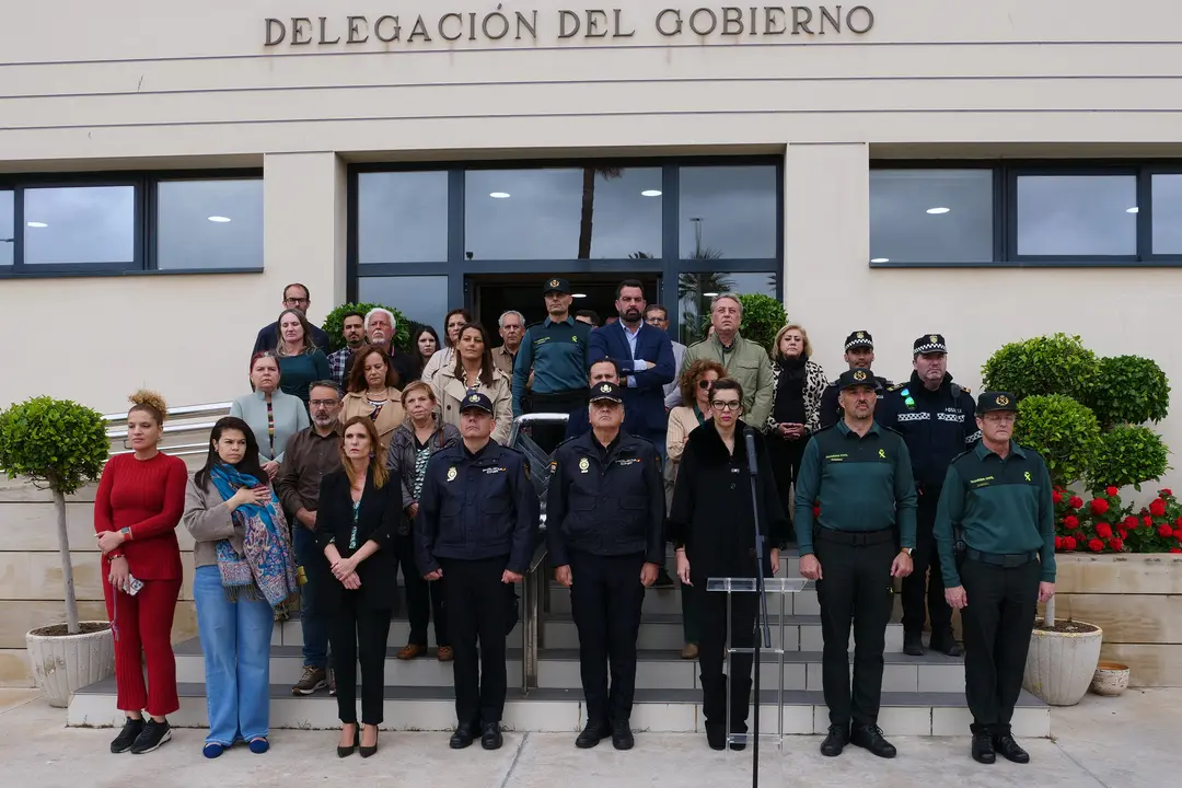 Minuto de silencio / Delegación del Gobierno