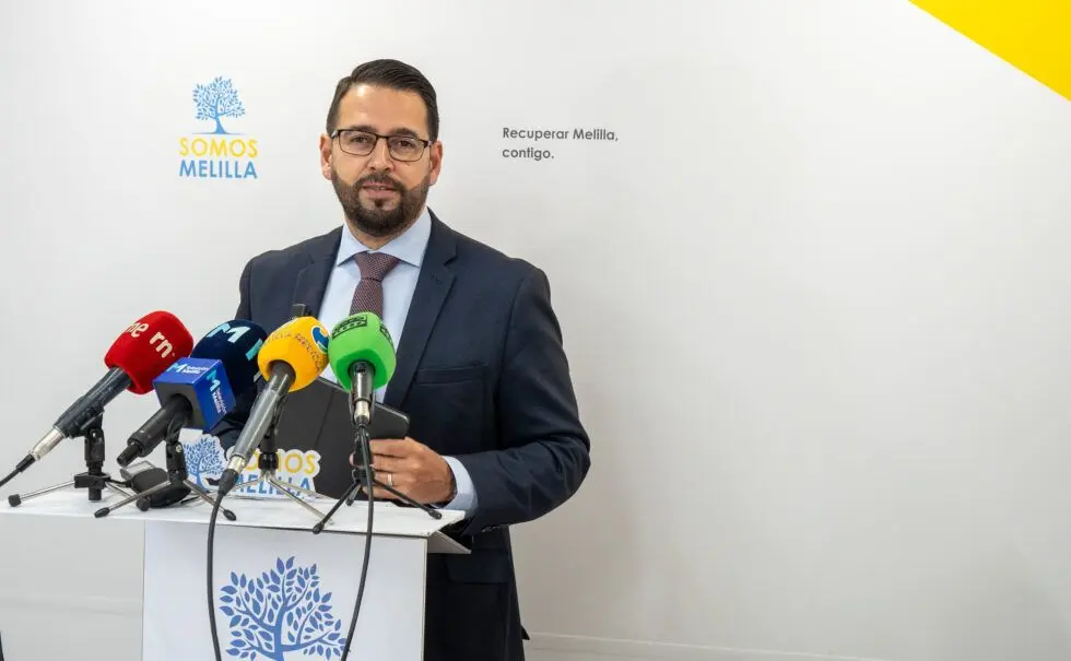 El presidente y diputado de Somos Melilla, Am&iacute;n Azmani,