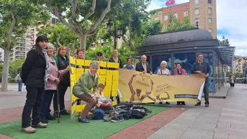 Concentración de Amnistía Internacional por la masacre de Melilla. 
