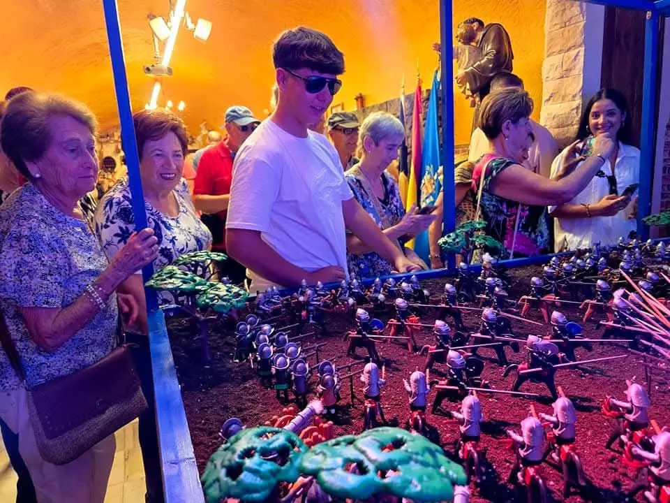 diorama de Playmobil con motivo del Mercado Renacentista