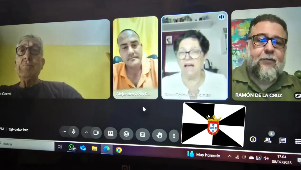Reuni&oacute;n virtual de las Casas regionales de Ceuta / Cedida