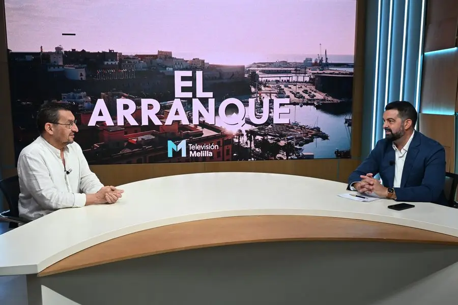 El director provincial del Servicio P&uacute;blico de Empleo Estatal (SEPE) en Melilla, Jorge Vera, durante su entrevista en El Arranque