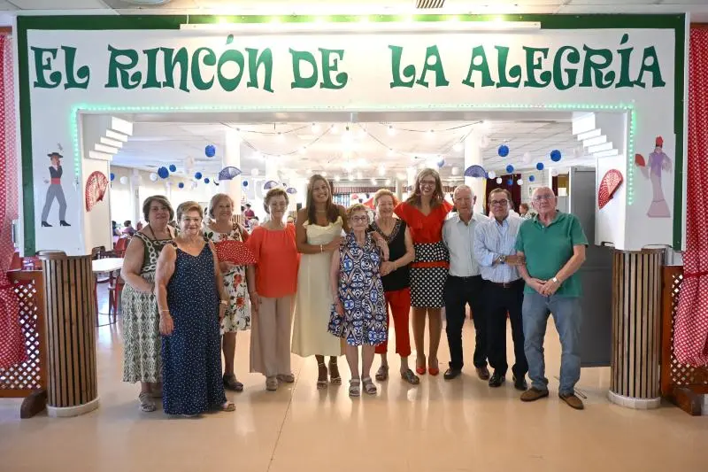 Espacio montado por los mayores de Melilla coincidiendo con la Feria.