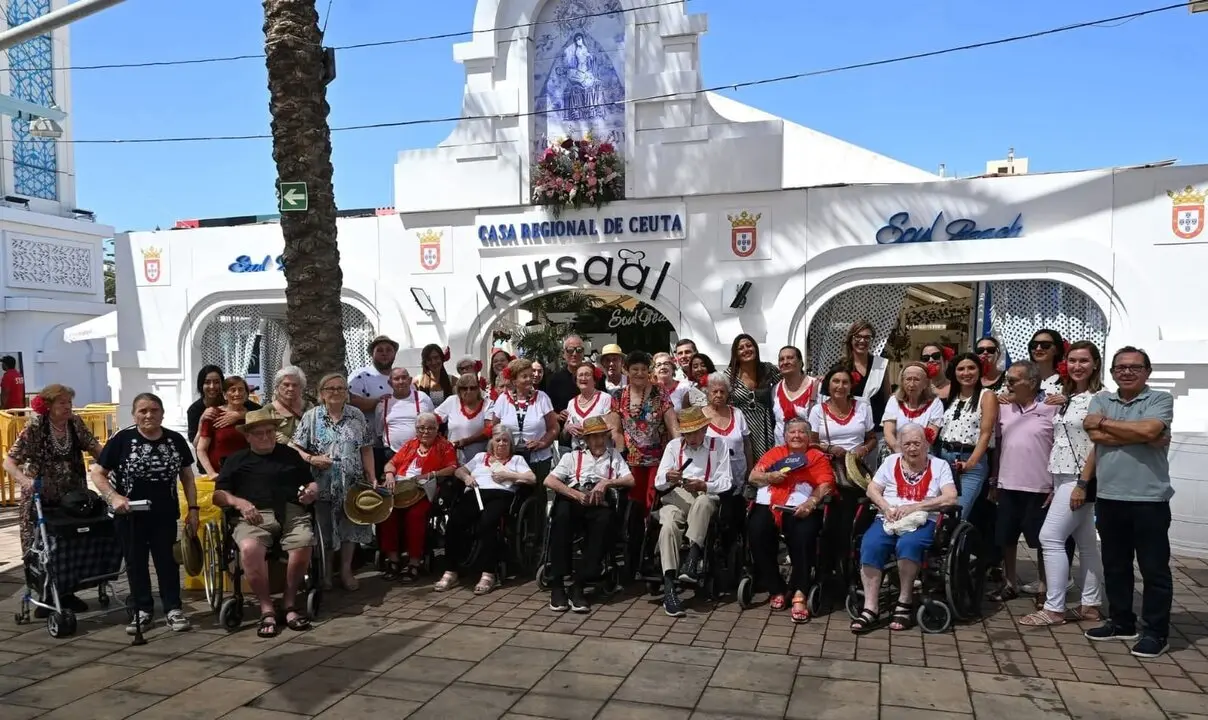 Fiesta del Mayor en la Casa Regional de Ceuta en Melilla
