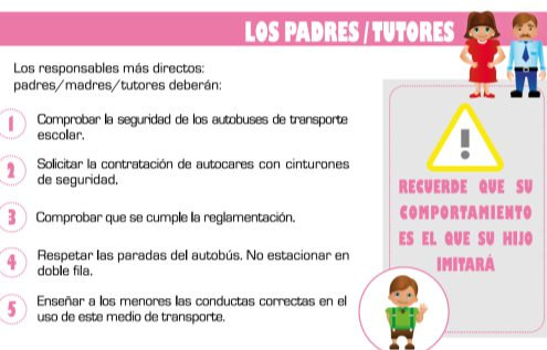 vigilancia de transporte escolar