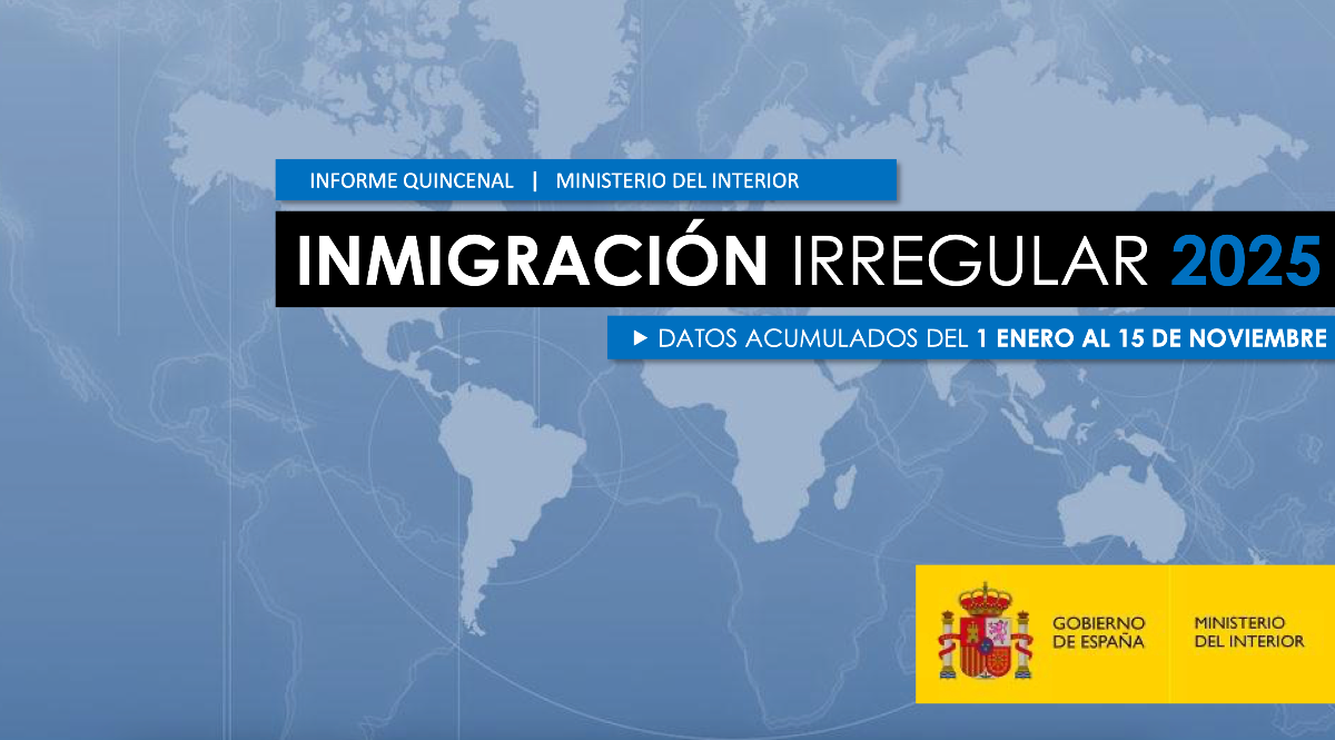 El Ministerio del Interior hace p&uacute;blico su balance de inmigraci&oacute;n hasta el 15 de noviembre
