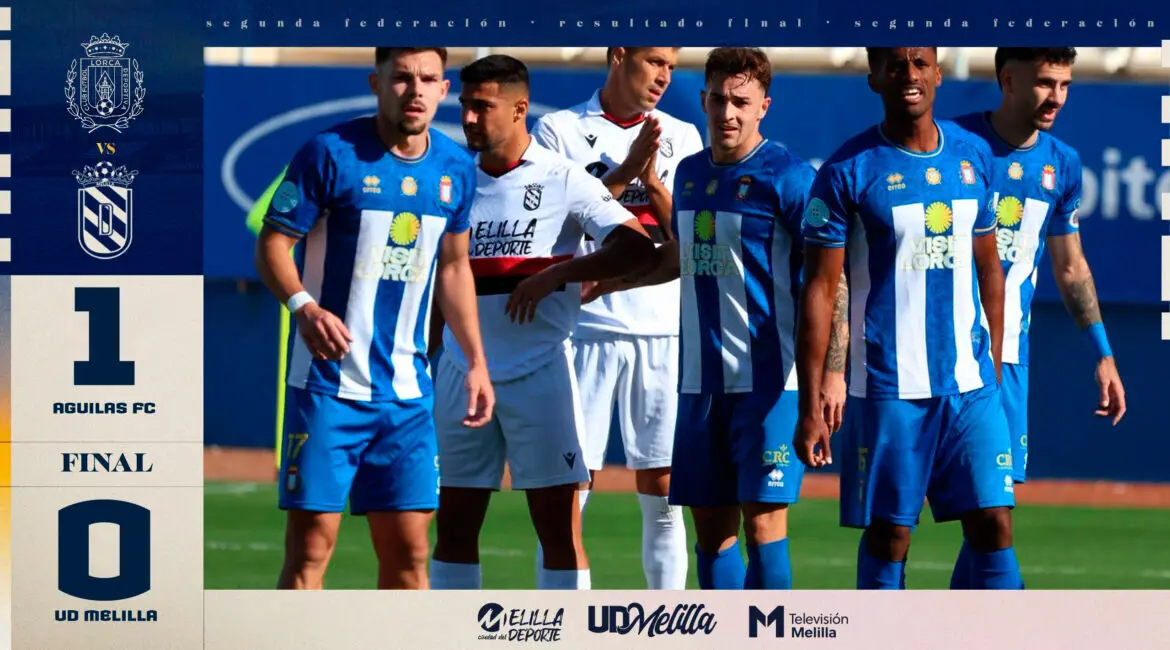 La UD Melilla cae por la m&iacute;nima en Lorca pese a merecer el empate