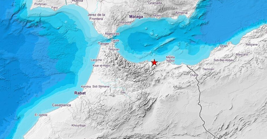 Un terremoto de magnitud 3,7 sacude Melilla y el mar de Albor&aacute;n sin causar da&ntilde;os