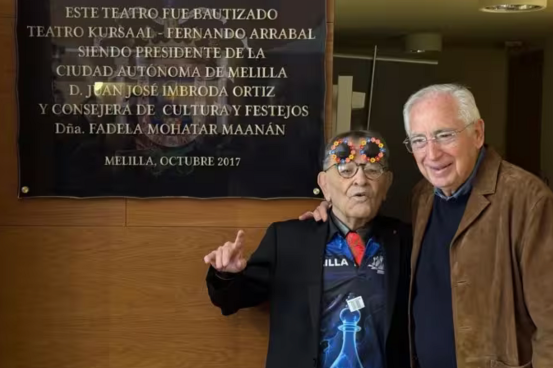 Melilla rinde un homenaje p&uacute;blico al dramaturgo y cineasta Fernando Arrabal / Gobierno de Melilla