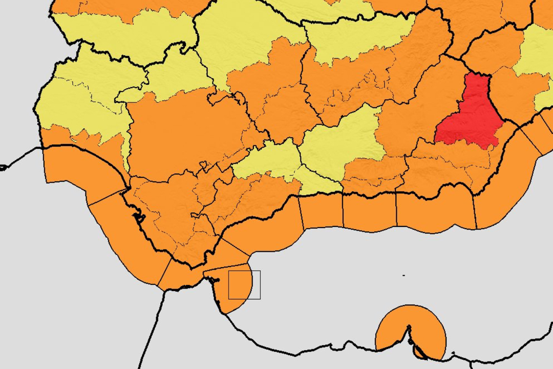 Melilla, en alerta naranja este mi&eacute;rcoles / AEMET