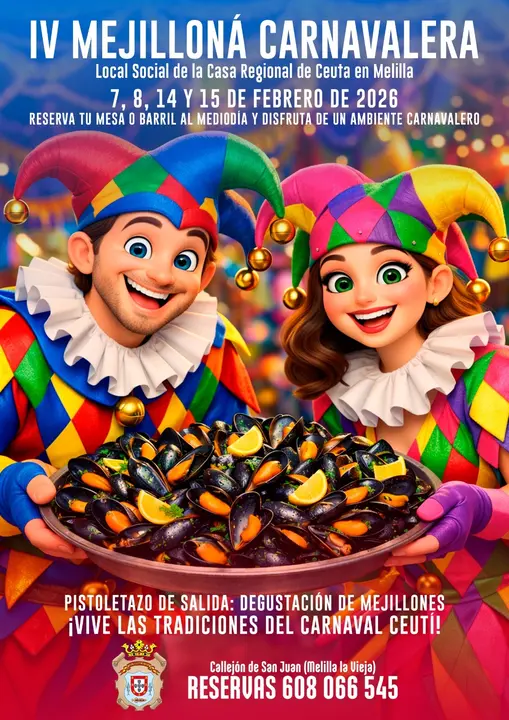 Cartel de la IV Mejillon&aacute; Carnavalera
