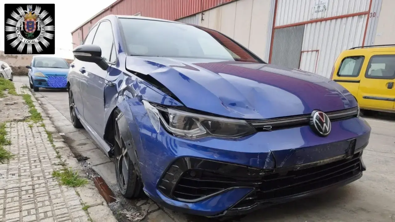 coche colisionado