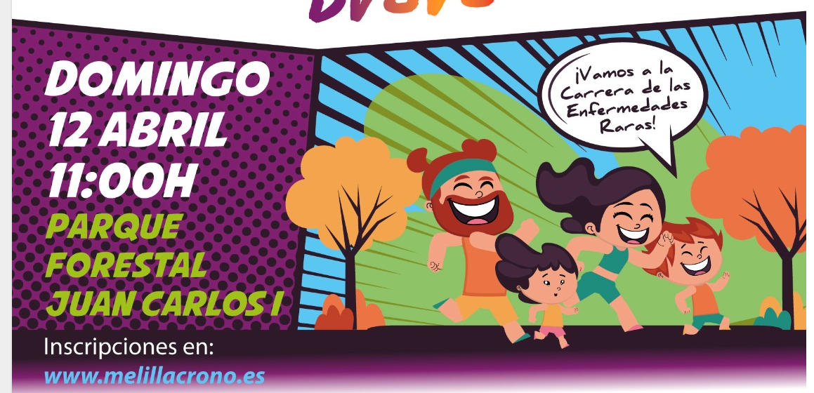 Cartel de la Carrera-Caminata por las Enfermedades Raras