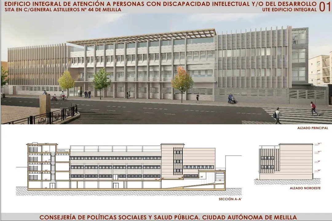 Edificio de atenci&oacute;n a personas con discapacidad intelectual