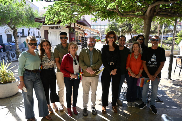 El PSOE en el acto organizado por Amlega para presentar el XXII Orgullo del Norte de &Aacute;frica