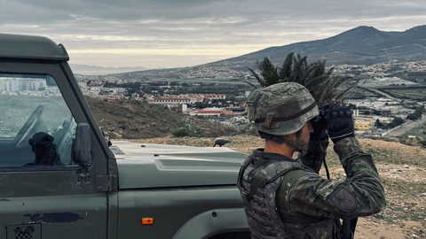 Unidades del Tercio Gran Capit&aacute;n I de La Legi&oacute;n realizan misiones de control en la zona de Melilla