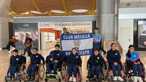 El Club Melilla Baloncesto compite en el Campeonato 3&times;3 FEDF de deporte inclusivo