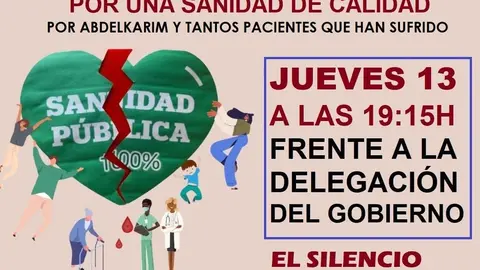 Concentraci&oacute;n frente a Delegaci&oacute;n del Gobierno por una Sanidad de Calidad