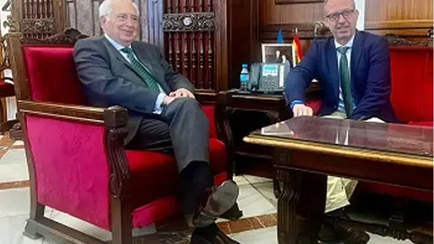 Juan Jos&eacute; Imbroda y Justo Sancho-Mi&ntilde;ano