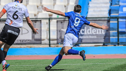 El goleador del partido / Cedida UD&nbsp;Melilla