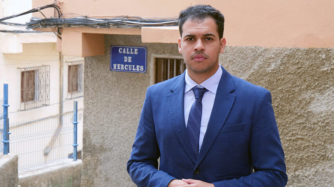 Riduan Moh en la Calle de H&eacute;rcules / PSOE