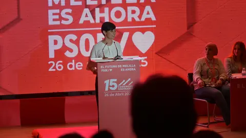 Isabel Rodr&iacute;guez, en el Congreso de los socialistas melillenses