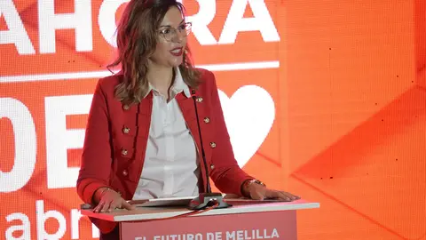 Sabrina Moh, en el Congreso de los socialistas melillenses
