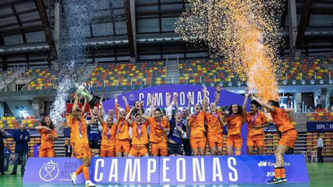 CD Burela FS, campe&oacute;n de su s&eacute;ptima Copa de la Reina tras vencer a Melilla Torreblanca / RFEF