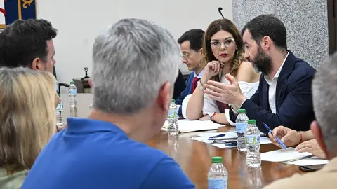Reuni&oacute;n con el secretario de estado Benito N&uacute;&ntilde;ez, en el grupo de Trabajo de Transportes del Ministerio