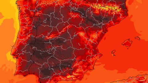 Mapa ola de calor / Meteored