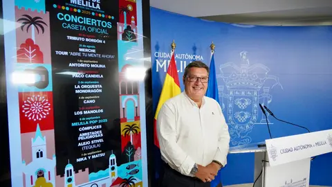 Presentaci&oacute;n del cartel de actuaciones de Feria de Melilla 2025
