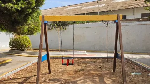 Estado del parque Manuel Ojeda. 