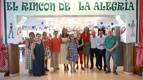 Espacio montado por los mayores de Melilla coincidiendo con la Feria.