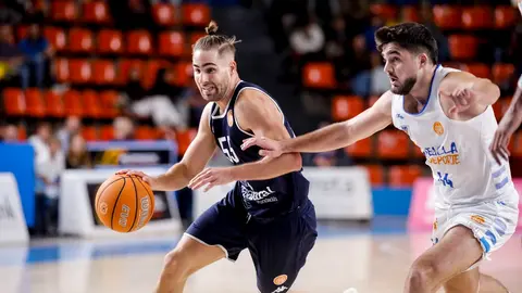 Gerard Jofresa ha sido el mejor del partido con 20 puntos, 4 rebotes y 2 asistencias para alcanzar los 21 cr&eacute;ditos de valoraci&oacute;n / Foto: Valdivielso