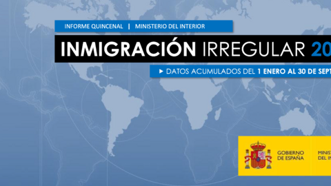 El Ministerio del Interior hace p&uacute;blico su balance de inmigraci&oacute;n hasta el 30 de septiembre