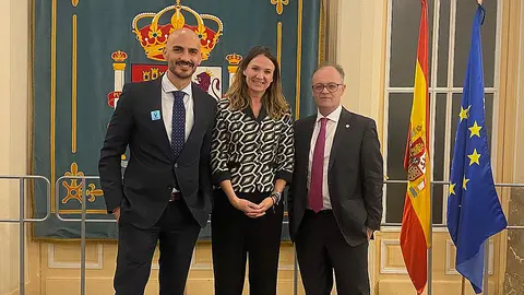 Los Presidentes de los Foros de la Educaci&oacute;n de Ceuta y Melilla con la Directora General de Planificaci&oacute;n y Gesti&oacute;n Educativa, Susana Tejadillos