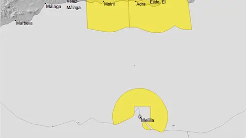 Alerta Amarilla en Melilla / AEMET