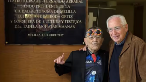 Melilla rinde un homenaje p&uacute;blico al dramaturgo y cineasta Fernando Arrabal / Gobierno de Melilla