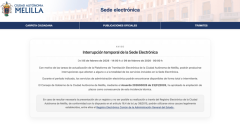 wenb melilla parada