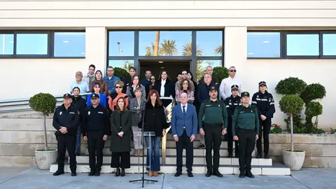 Minuto de silencio en Delegaci&oacute;n
