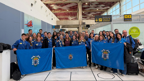 La delegaci&oacute;n melillense rumbo a los Spainskills
