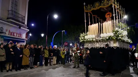 Mar&iacute;a Sant&iacute;sima de los Dolores, recorriendo las calles del centro en este Mi&eacute;rcoles Santo / Gobierno de Melilla