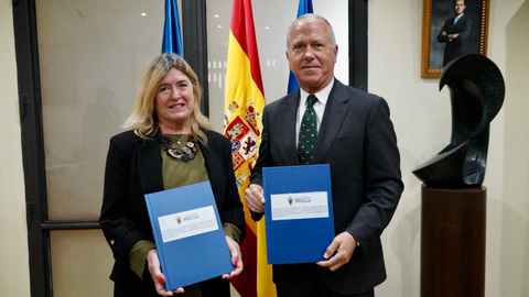 Firma del convenio entre la Consejer&iacute;a de Econom&iacute;a y Pymes Melilla / Ciudad Aut&oacute;noma de Melilla