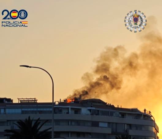 Incendio / Policía Nacional