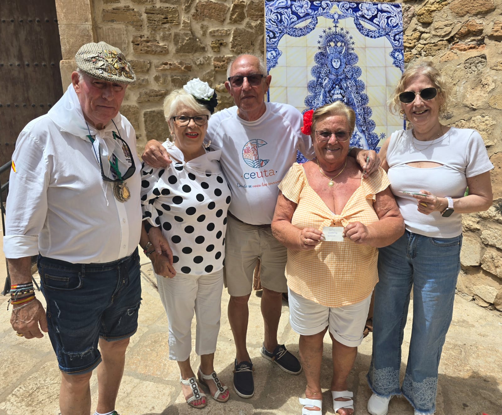 La Casa regional de Ceuta en Melilla celebra una romería rociera